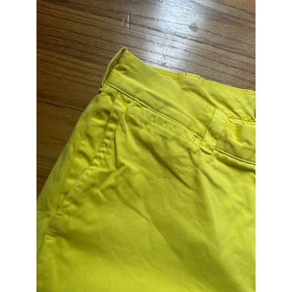 J. Crew Yellow Stanton Shorts - Picture 2 of 9